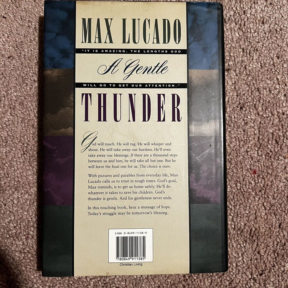Max Lucado Bundle Of 5 Just Like Jesus, When Christ Comes, Gentle Thunder +2 - Picture 3 of 11